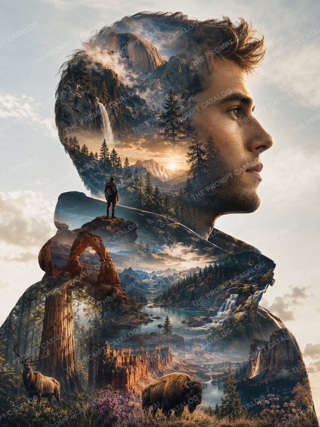 AI photo booth prompt theme: Cinematic Narrative Silhouette